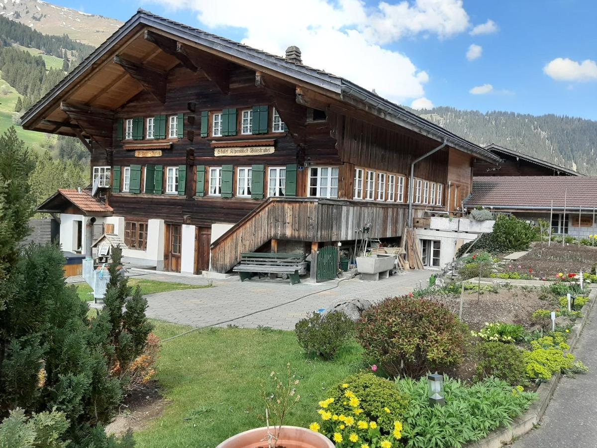 Gästehaus Alpenblick Wildstrubel Sankt Stephan Exterior foto